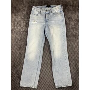 Lucky Brand Zoe Jeans 6/28R High Rise Straight Leg Blue Denim